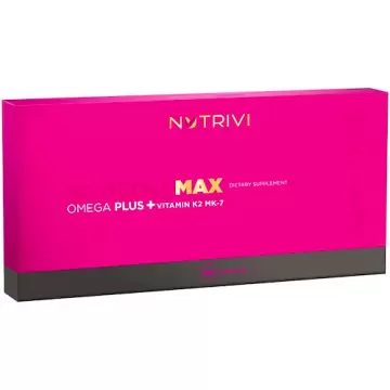 NUTRIVI Revicoll MAX OmegaPlus + Witamina K2 MK-7 60kaps - suplement diety Peptydy Kolagen ADEK -10% z kodem: WELLU10