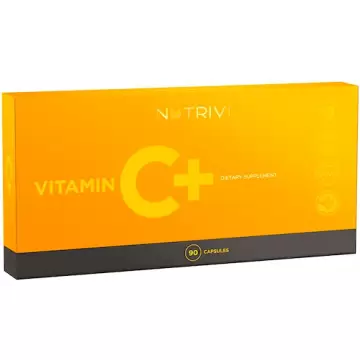 NUTRIVI Vitamin C kompleks C  ekstrakt 90kaps Witamina - suplement diety