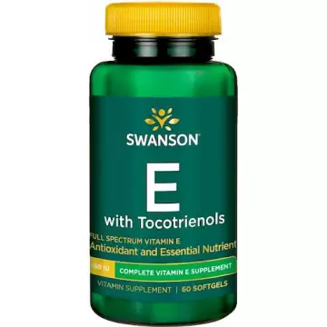 Swanson Full Spectrum Witamina E z Tokotrienolami 60kaps Tokoferole Mix - suplement diety