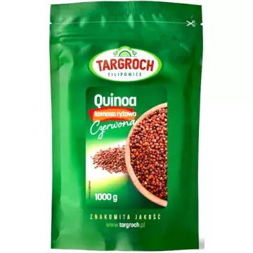 Targroch Komosa ryżowa czerwona - quinoa 1kg (1000g) Magnez Fosfor Cynk