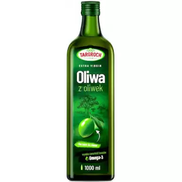 Targroch Oliwa z oliwek tłoczona na zimno Extra Virgin 1000ml Kalamata-Kreta Omega-3