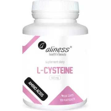 Aliness L-Cysteine 500mg vege 100kaps vege Cysteina - suplement diety