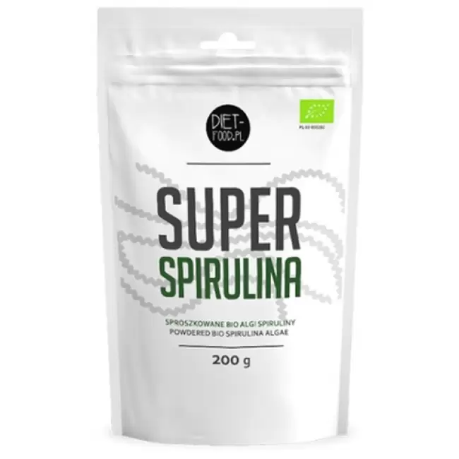 DietFood Bio Super Organic Spirulina 200g proszek