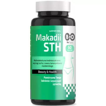 Bioorganic Makadii STH 60kaps - suplement diety Łaknienie Szczupła Sylwetka Maltodekstryna Tamaryndowiec