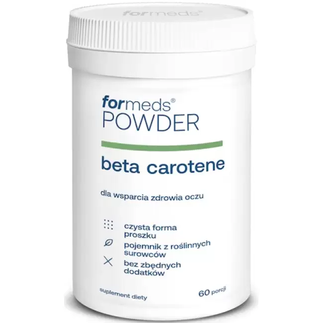 ForMeds F-Beta Carotene 48g proszek 60prc Beta-Karoten Witamina A - suplement diety