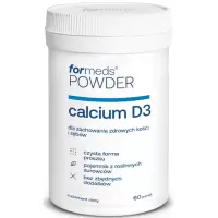 ForMeds Powder F-CALCIUM D-3 Cytrynian Wapnia Witamina D3 60prc proszek - suplement diety Kości Zęby Mięśnie
