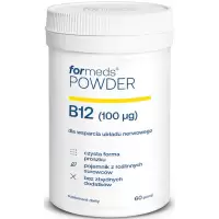 ForMeds Powder F-VIT B12 Metylokobalamina 60prc proszek - suplement diety Układ Nerwowy Metabolizm Energia