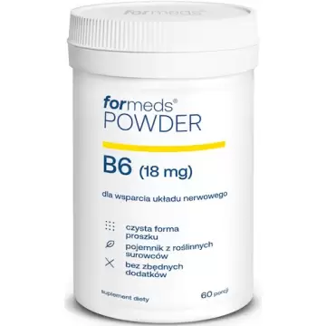 ForMeds Powder F-VIT B6 Pirodoksyna 60prc proszek - suplement diety Anemia Układ Nerwowy Energia Metabolizm