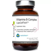 Kenay B-complex LipoCellTech 60kaps vege - suplement diety Liposomalny Kompleks 8 Aktywnych Form Witamin B