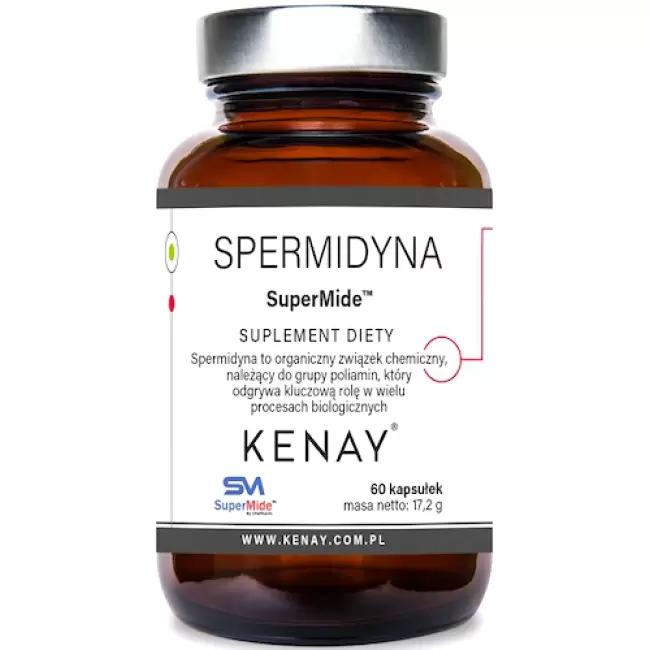 Kenay Spermidyna SuperMide™ 60kaps vege - suplement diety Autofagia Oczyszczenie Regeneracja