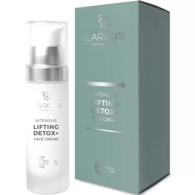 LARENS Intensive Lifting Detox+ Face Cream 30ml Krem Liftingująco - Detoksykujący Intensywnie Działający