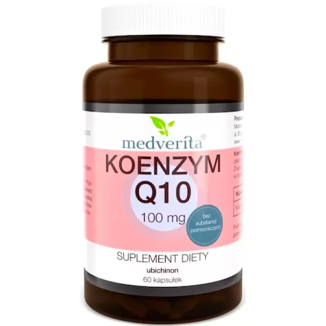 Medverita Koenzym Q10 ubichinon 100mg 60kaps - suplement diety