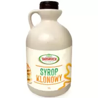 Targroch Syrop Klonowy czysty kanadyjski 1l Delikatny słodzik Pancake